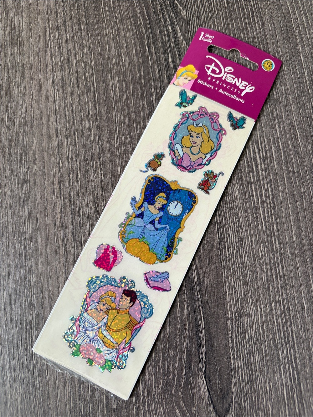 ❤️$12 NWT Sandylion Vintage Cinderella Stickers